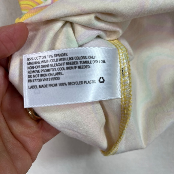 Groovy Print Bodycon Mini Dress XS - Picture 5 of 7